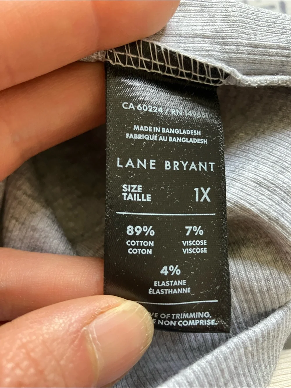 🔥10 for $100🔥 bundle of 2 size 1X NWT Lane Bryant ribbed tank tops - Picture 4 of 6